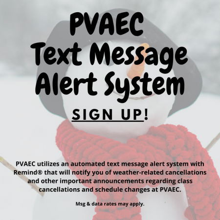 PVAEC Text Message Alert System